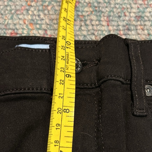 NWT ladies size 29/35 7 For All Mankind original bootcut Black jeans - Picture 8 of 11